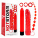Набор секс-девайсов Chisa Hotstorm Flirting of Couple, 6 предметов, красный