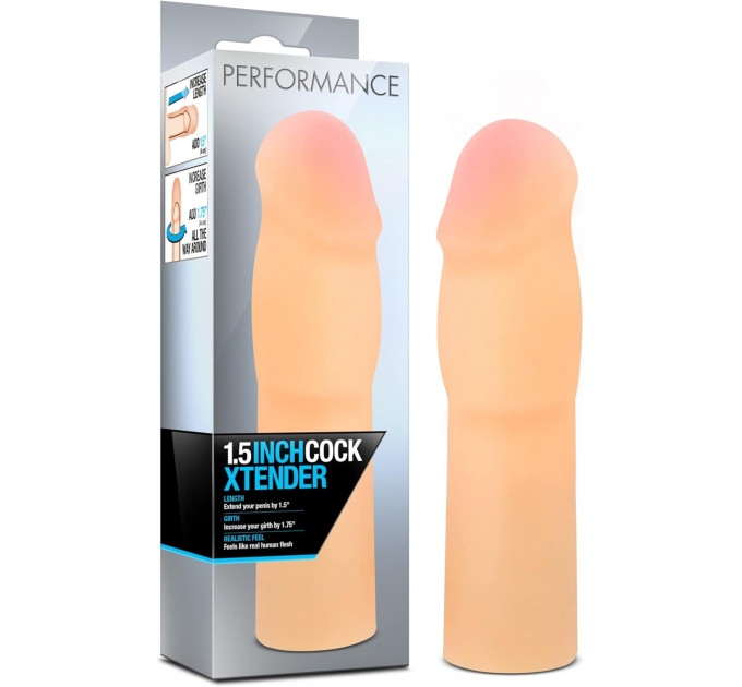 Насадка кібершкіра PERFORMANCE 1.5 INCH COCK XTENDER BEIGE