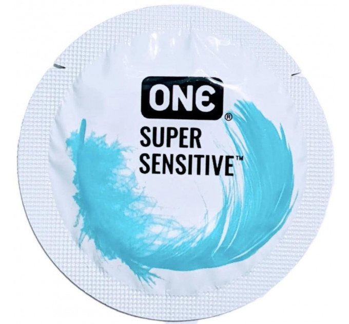 Презервативи One Super Sensitive Дизайн Перо, 5 штук