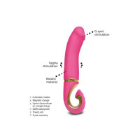 Вибратор нереалистичный Gjay Gvibe, розовый, 22 см х 3.7 см