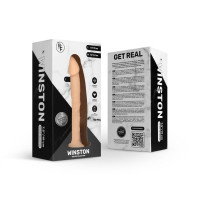 Вибратор реалистичный, на присоске, Real Fantasy Deluxe – Winston, 18 см Вибратор реалистичный, на присоске, Real Fantasy Deluxe – Winston, 18 см