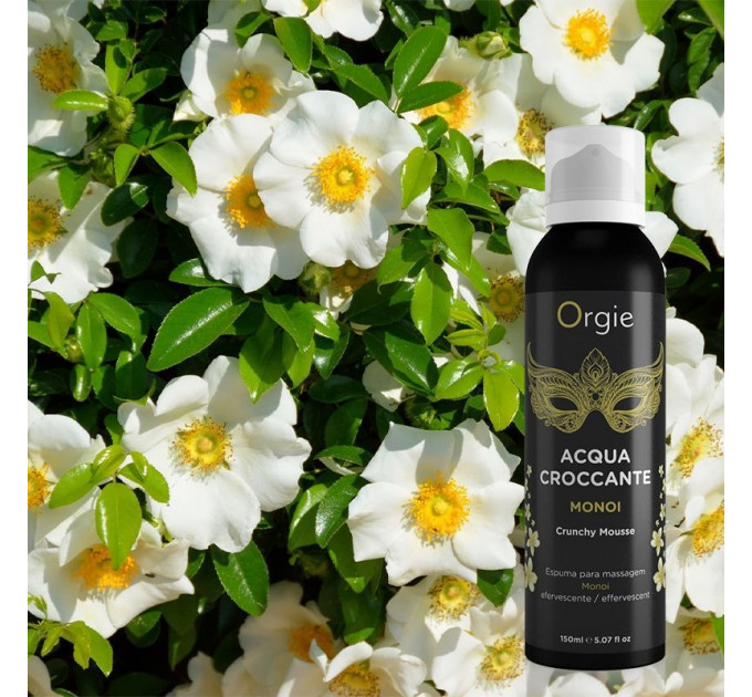 Шипучая увлажняющая пенка для массажа Acqua Crocante, Аромат: Моной из Таити, Orgie