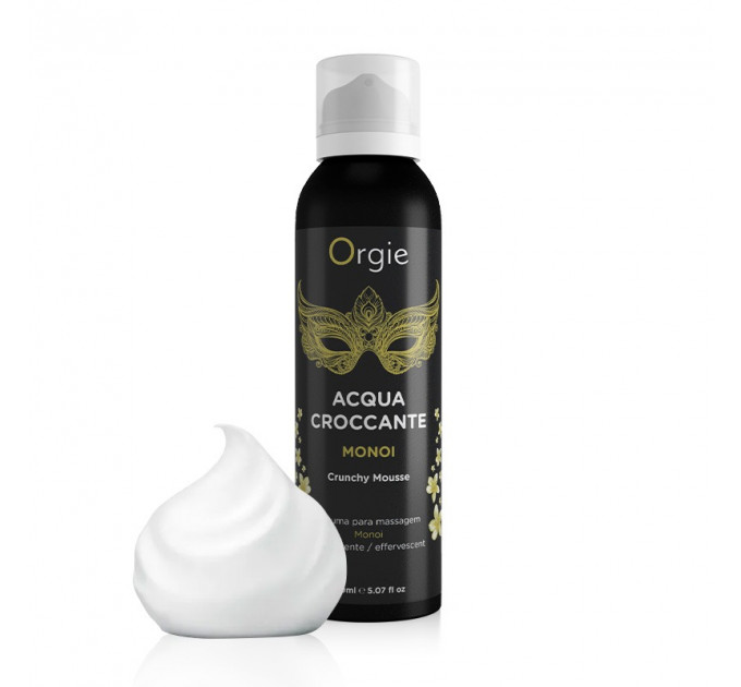 Шипучая увлажняющая пенка для массажа Acqua Crocante, Аромат: Моной из Таити, Orgie