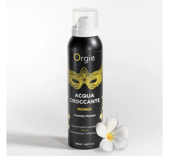 Шипуча зволожуюча пінка для масажу Acqua Crocante, Аромат: Моной з Таїті, Orgie