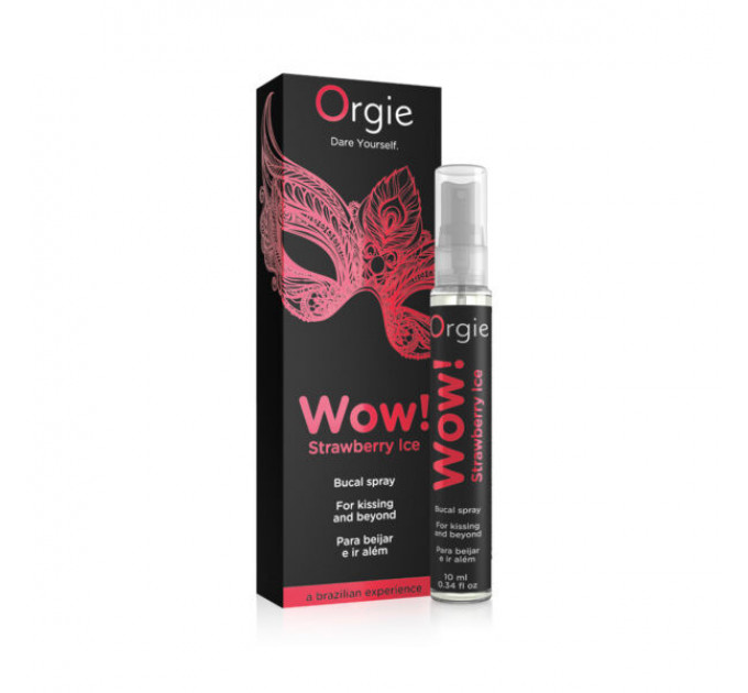 Спрей для орального секса "WOW", STRAWBERRY ICE 10мл Orgie