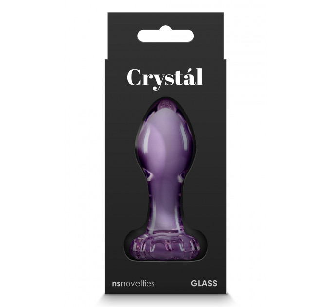Скляна пробка NS Novelties CRYSTAL FLOWER PURPLE