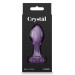 Скляна пробка NS Novelties CRYSTAL FLOWER PURPLE