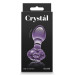 Скляна пробка NS Novelties CRYSTAL FLOWER PURPLE
