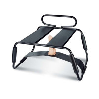 Стул для секса со спинкой Roomfun Bathroom Style 2 и водоотталкивающим покрытием, черный