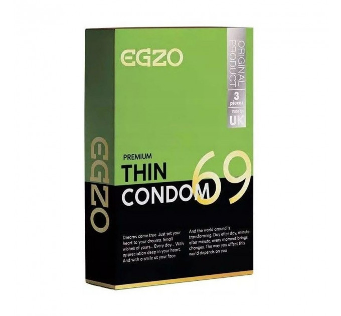 Тонкие презервативы EGZO "Thin"