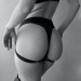 Трусики для страпону, S, Strap-On-Me кільцеве кріплення, з відритими сідницями, чорні