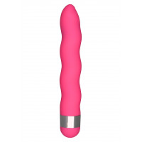 Вибратор многоскоростной волнообразной формы Toy Joy The Funky Wave Viberette розовый