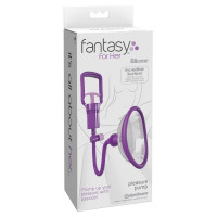 Вакуумна помпа для клітора та статевих губ Pipedream Fantasy For Her фіолетова