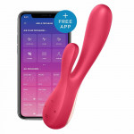 Вибратор кролик смарт Satisfyer Mono Flex, красный
