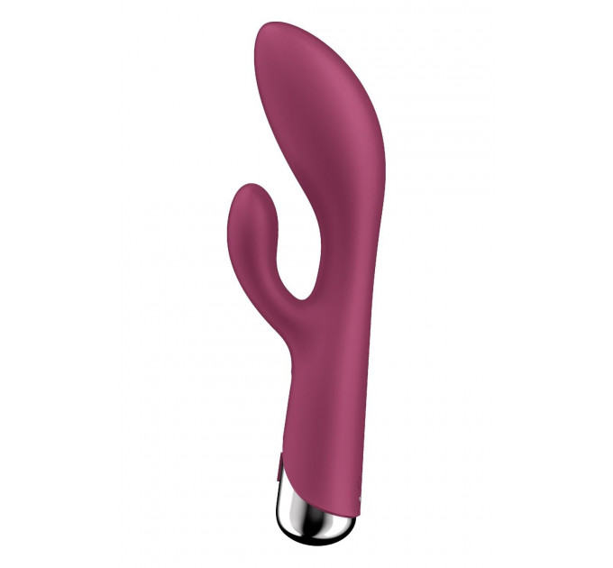 Вібратор-кролик Satisfyer Spinning Rabbit 1 для точки G та клітора, червоний