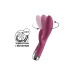 Вібратор-кролик Satisfyer Spinning Rabbit 1 для точки G та клітора, червоний