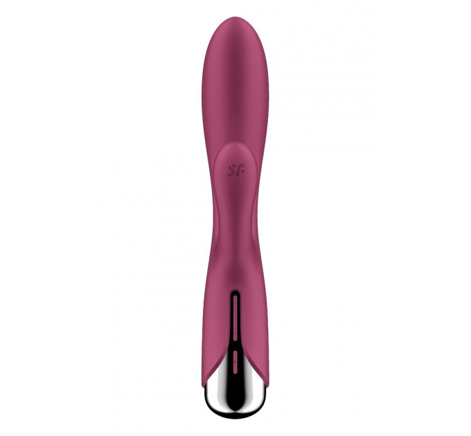 Вібратор-кролик Satisfyer Spinning Rabbit 1 для точки G та клітора, червоний