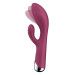 Вібратор-кролик Satisfyer Spinning Rabbit 1 для точки G та клітора, червоний