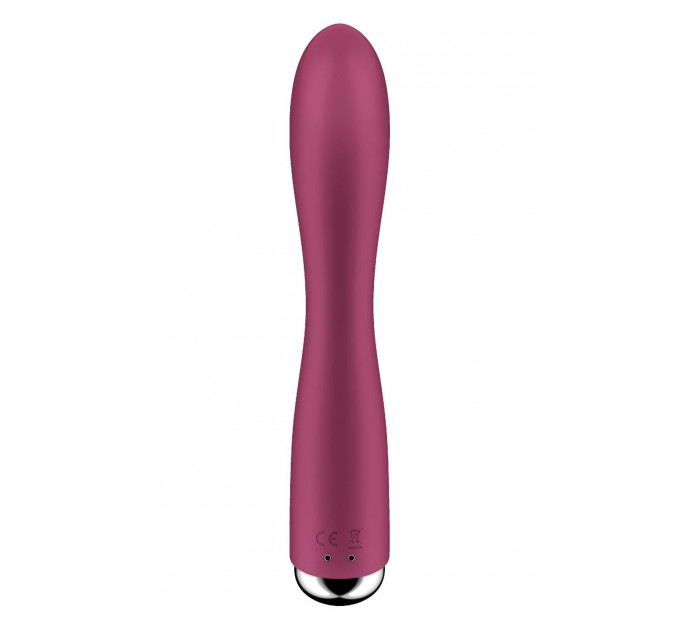 Вібратор-кролик Satisfyer Spinning Rabbit 1 для точки G та клітора, червоний