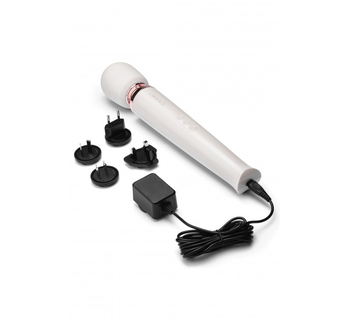 Вибратор микрофон Le Wand RECHARGEABLE MASSAGER, жемчужно-белый
