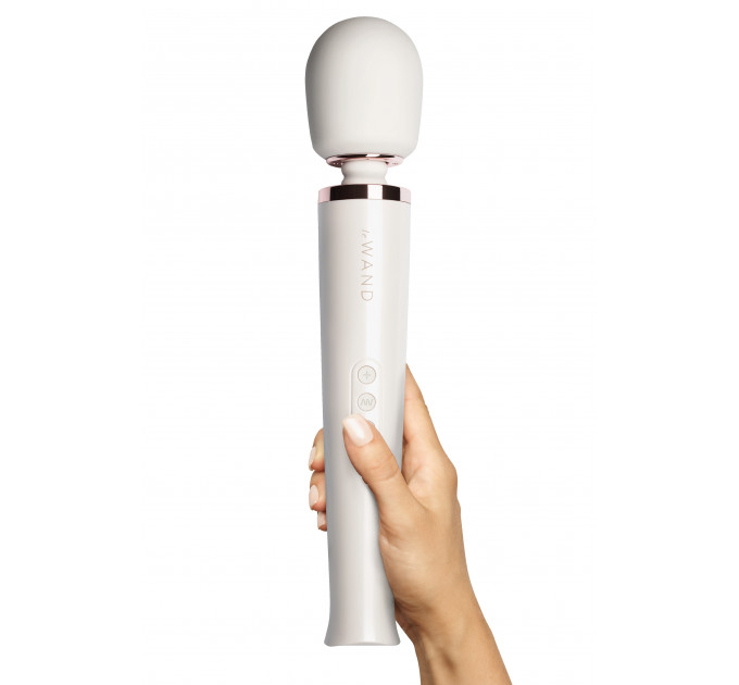 Вибратор микрофон Le Wand RECHARGEABLE MASSAGER, жемчужно-белый
