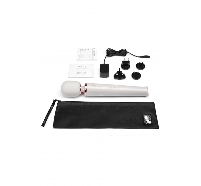 Вибратор микрофон Le Wand RECHARGEABLE MASSAGER, жемчужно-белый