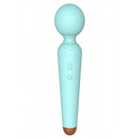 Вибро-Микрофон голубой Rechargeable Power Wand USB 10 Functions