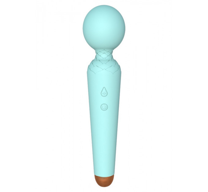 Вибро-Микрофон голубой Rechargeable Power Wand USB 10 Functions