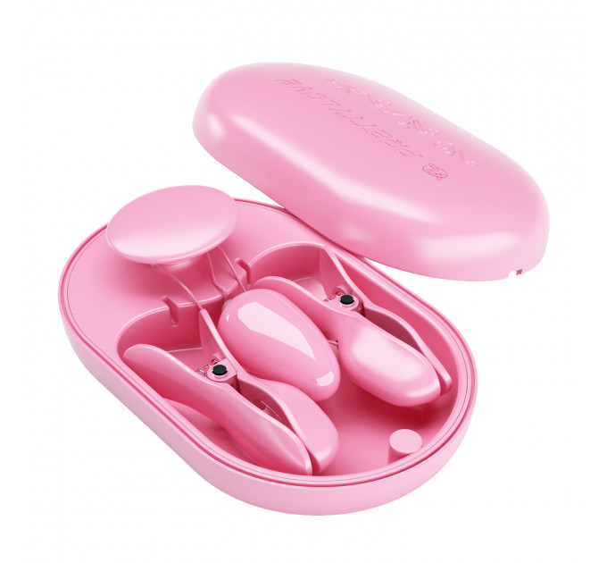 Затискачі для сосків Pretty Love Surprise Box з електростимуляцією, рожевий