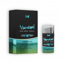 Жидкий вибратор Intt Vibration Gin Tonic 15 мл Жидкий вибратор Intt Vibration Gin Tonic 15 мл