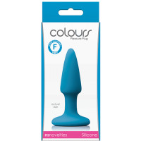 Анальная пробка COLOURS PLEASURES MINI PLUG BLUE