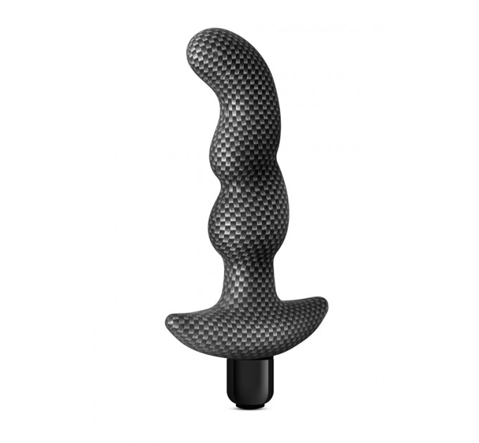 Анальная пробка с вибрацией 3-в-1 SPARK IGNITION PRV-02 CARBON FIBER