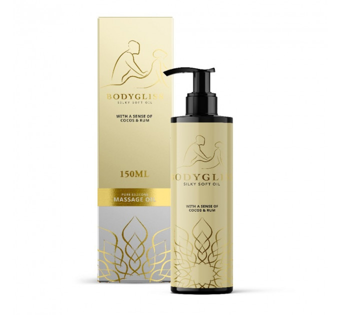 Массажное масло BodyGliss с ароматом кокоса и рома, 150 мл