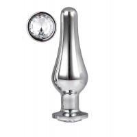 DT21825 Анальная пробка конической формы Dream Toys GLEAMING LOVE SILVER PLEASURE PLUG L