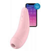 Безконтактний смарт стимулятор клітора SATISFYER CURVY2+ рожевий