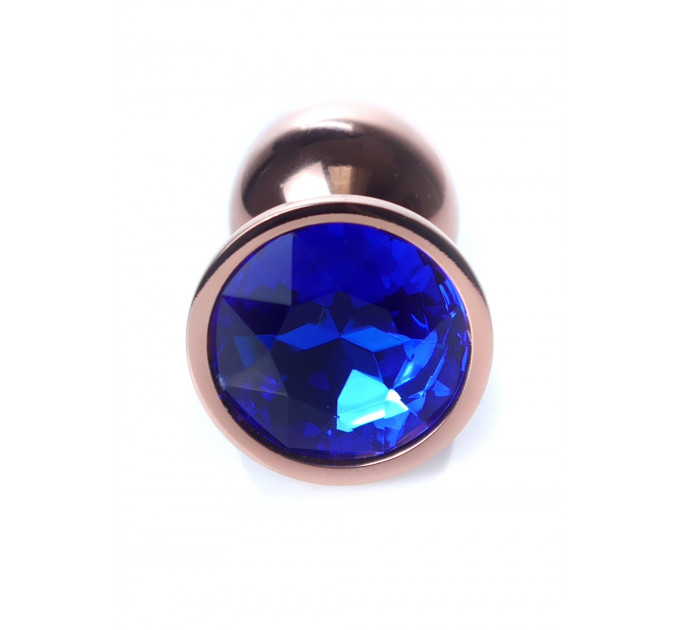 Анальна пробка Plug-Jewellery Red Gold PLUG- Dark Blue