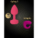 Анальная пробка с вибрацией S Gplug Gvibe, силиконовая, розовая, 8.2 х 3 см