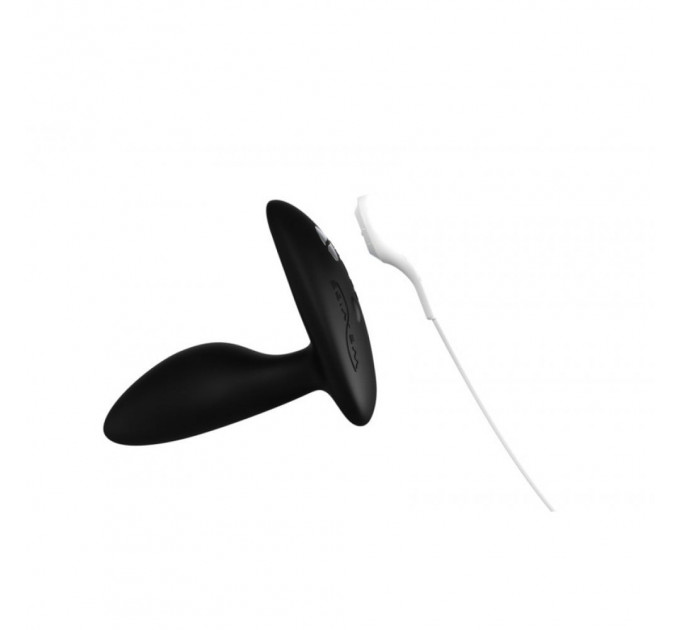 Анальна пробка з вібрацією We-Vibe Ditto+ Satin Black з пультом та керуванням з телефону