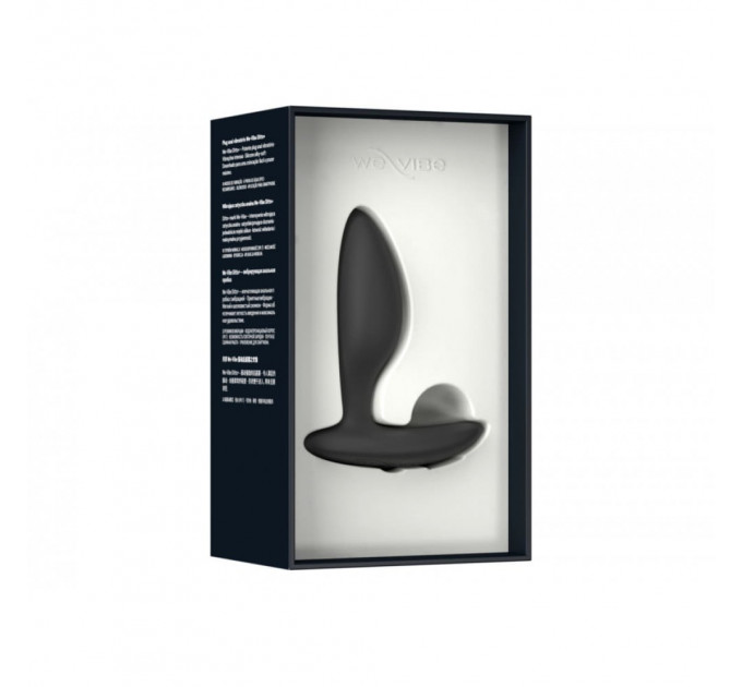 Анальна пробка з вібрацією We-Vibe Ditto+ Satin Black з пультом та керуванням з телефону