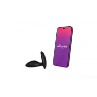 Анальная пробка з вибрацией We-Vibe Ditto+ Satin Black с пультом и управлением с телефона