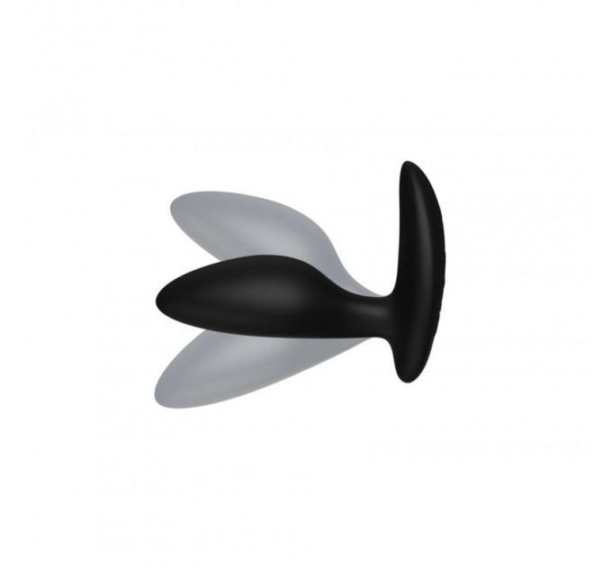 Анальна пробка з вібрацією We-Vibe Ditto+ Satin Black з пультом та керуванням з телефону
