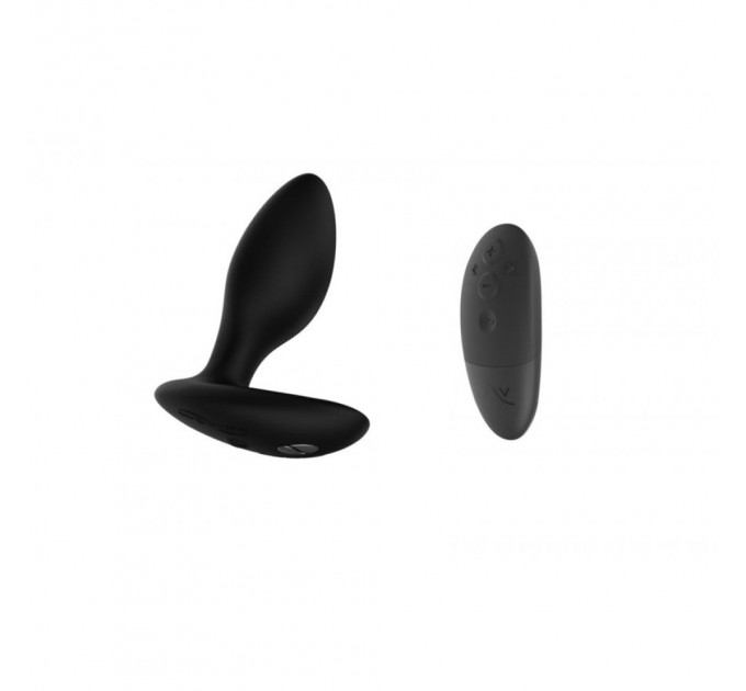 Анальна пробка з вібрацією We-Vibe Ditto+ Satin Black з пультом та керуванням з телефону