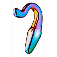 Анальний плаг із боросиліктного скла GLAMOUR GLASS SLEEK ANAL TAIL PLUG