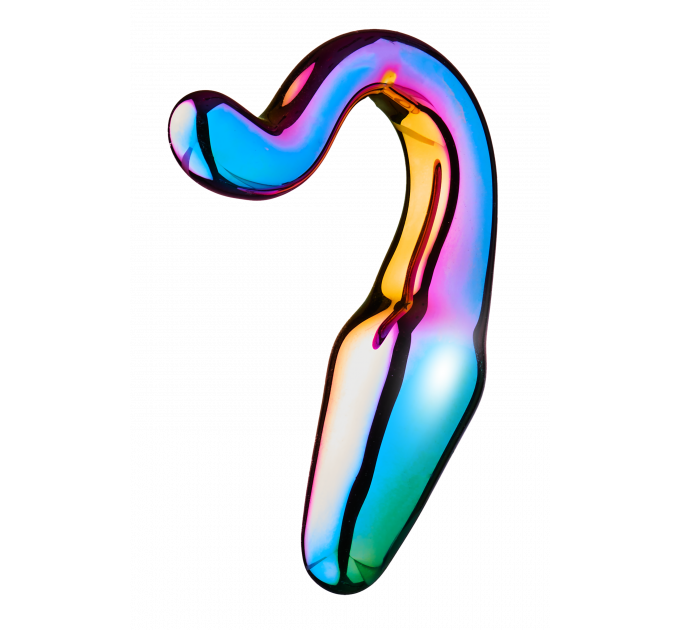 Анальный плаг из боросиликтного стекла GLAMOUR GLASS SLEEK ANAL TAIL PLUG
