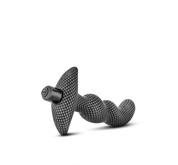 Анальная пробка с вибрацией 3-в-1 SPARK IGNITION PRV-02 CARBON FIBER