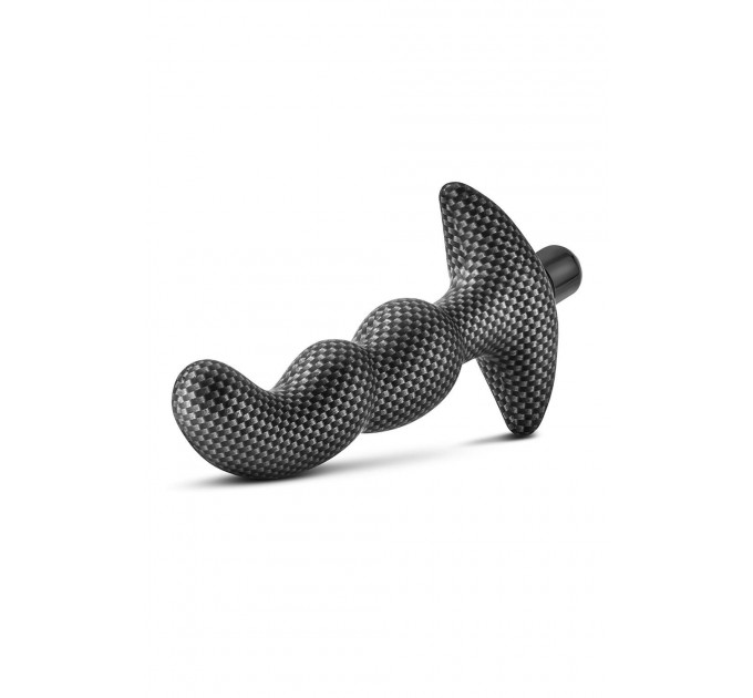 Анальная пробка с вибрацией 3-в-1 SPARK IGNITION PRV-02 CARBON FIBER