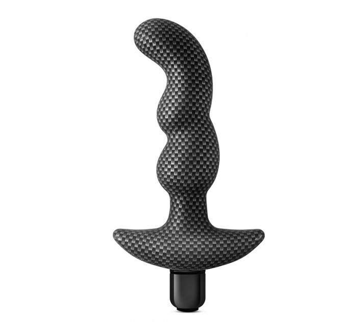 Анальная пробка с вибрацией 3-в-1 SPARK IGNITION PRV-02 CARBON FIBER