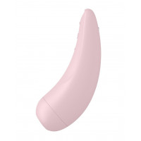 Безконтактний смарт стимулятор клітора SATISFYER CURVY2+ рожевий