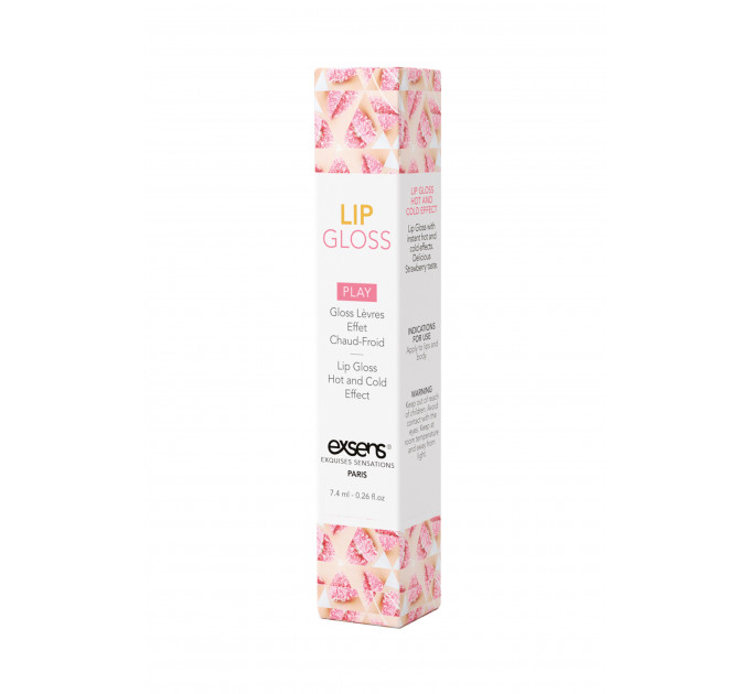 Блиск для оральних ласок EXSENS LIP GLOSS STRAWBERRY 7,4ML