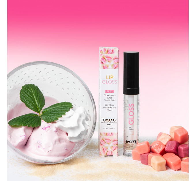 Блиск для оральних ласок EXSENS LIP GLOSS STRAWBERRY 7,4ML